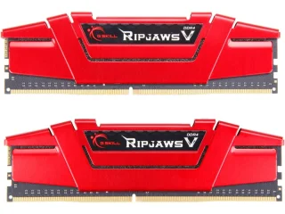 G.Skill Ripjaws V 16 GB - 2 x 8GB, DDR4 288-pin DIMM, 3000MT/s, CL16, Red / Black color