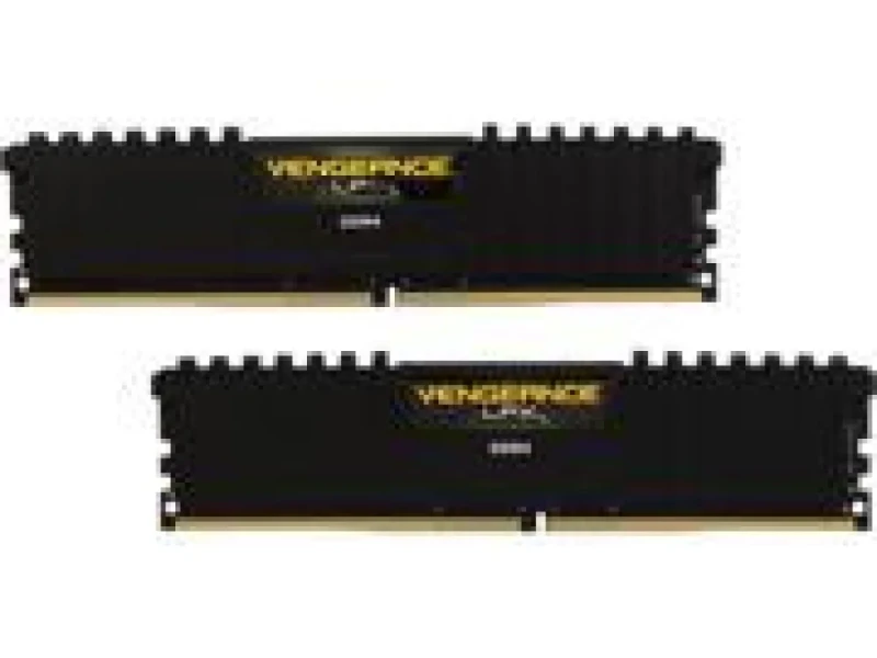 Corsair Vengeance LPX 16 GB - 2 x 8GB, DDR4 288-pin DIMM, 2400MT/s, CL14, Black / Yellow color - Featured Image