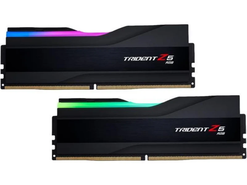 G.Skill Trident Z5 RGB 32 GB - 2 x 16GB, DDR5 288-pin DIMM, 6000MT/s, CL30, Black color - Featured Image