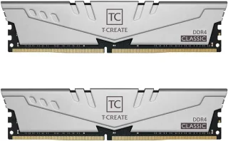 TEAMGROUP T-Create Classic 32 GB - 2 x 16GB, DDR4 288-pin DIMM, 3200MT/s, CL22, Silver color