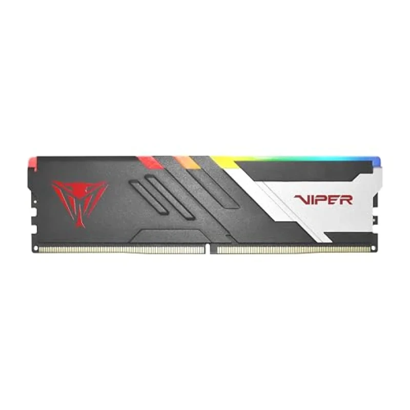 Patriot Viper Venom RGB 16 GB - 1 x 16GB, DDR5 288-pin DIMM, 5600MT/s, CL36, Black / White color - Featured Image