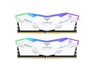 TEAMGROUP T-Force DELTAÎ± RGB 32 GB - 2 x 16GB, DDR5 288-pin DIMM, 5600MT/s, CL40, White color