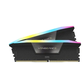 Corsair Vengeance RGB 32 GB - 2 x 16GB, DDR5 288-pin DIMM, 6600MT/s, CL32, Black color