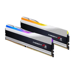 G.Skill Trident Z5 RGB 32 GB - 2 x 16GB, DDR5 288-pin DIMM, 6400MT/s, CL32, Silver / Black color