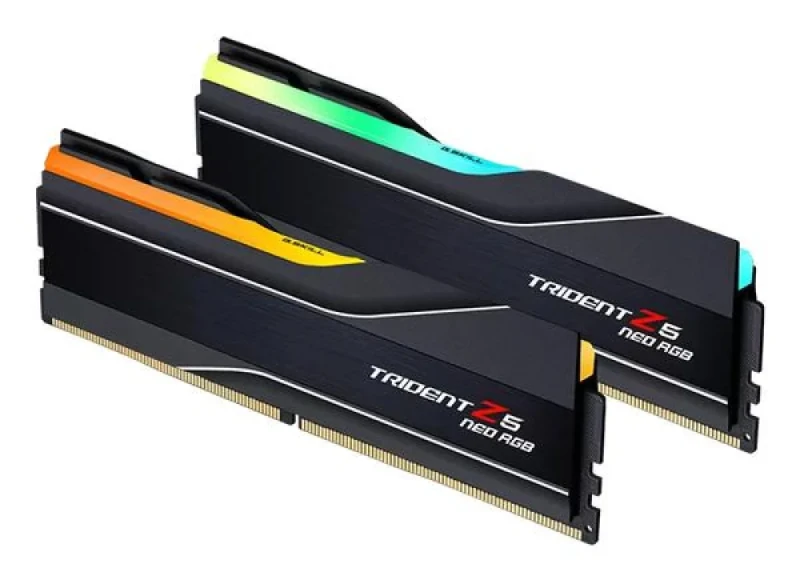 G.Skill Trident Z5 Neo RGB 48 GB - 2 x 24GB, DDR5 288-pin DIMM, 8000MT/s, CL40, Black color - Featured Image
