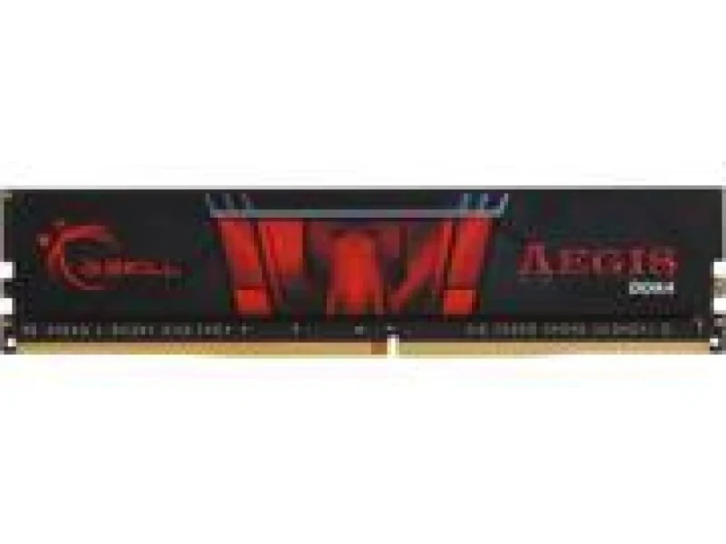G.Skill Aegis 4 GB - 1 x 4GB, DDR4 288-pin DIMM, 2400MT/s, CL15, Black / Red color - Featured Image