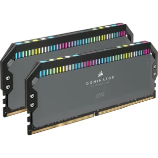 Corsair Dominator Platinum RGB 32 GB - 2 x 16GB, DDR5 288-pin DIMM, 6000MT/s, CL30, Black color