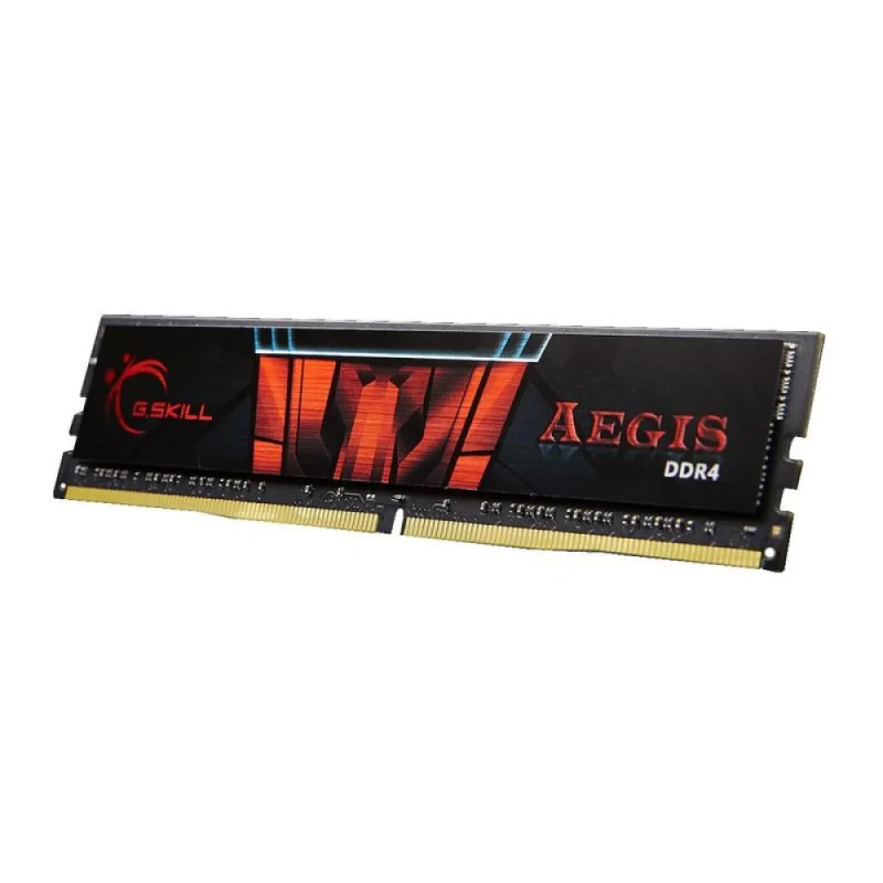 G.Skill Aegis 16 GB - 1 x 16GB, DDR4 288-pin DIMM, 2666MT/s, CL19, Black / Red color - Featured Image