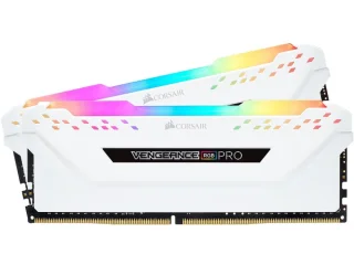 Corsair Vengeance RGB Pro 16 GB - 2 x 8GB, DDR4 288-pin DIMM, 3000MT/s, CL15, White color