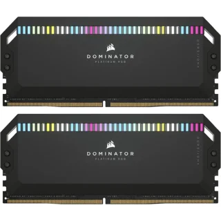 Corsair Dominator Platinum RGB 64 GB - 2 x 32GB, DDR5 288-pin DIMM, 6400MT/s, CL32, Black color