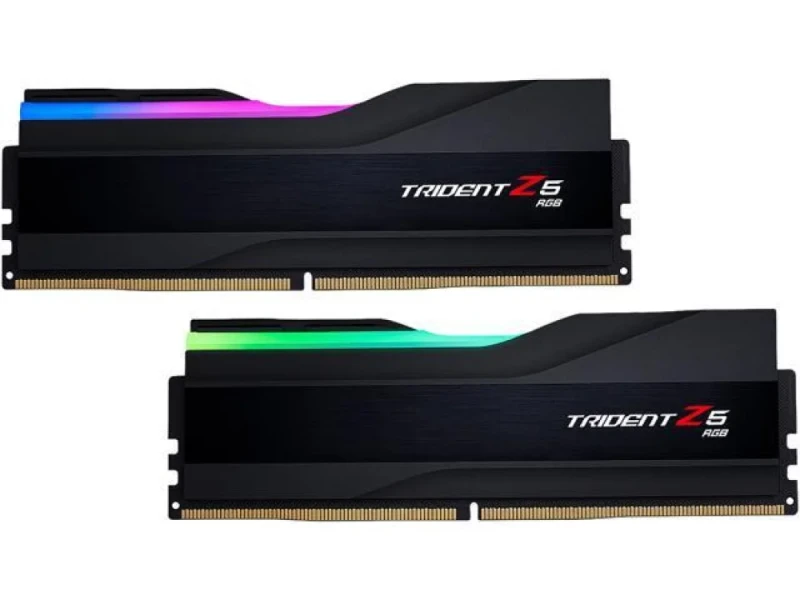 G.Skill Trident Z5 RGB 64 GB - 2 x 32GB, DDR5 288-pin DIMM, 5600MT/s, CL36, Black color - Featured Image