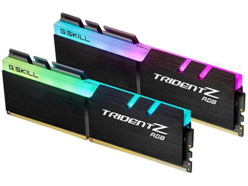 G.Skill Trident Z RGB 16 GB - 2 x 8GB, DDR4 288-pin DIMM, 3200MT/s, CL16, Black color - Featured Image