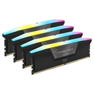 Corsair Vengeance RGB 96 GB - 4 x 24GB, DDR5 288-pin DIMM, 6000MT/s, CL30, Black color