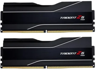 G.Skill Trident Z5 64 GB - 2 x 32GB, DDR5 288-pin DIMM, 6000MT/s, CL32, Black / Silver color