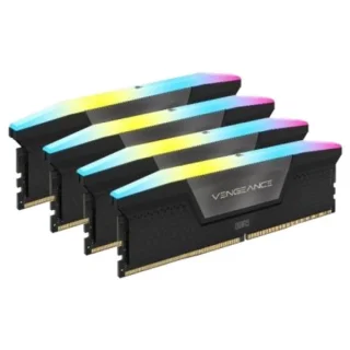 Corsair Vengeance RGB 64 GB - 4 x 16GB, DDR5 288-pin DIMM, 6400MT/s, CL32, Black / Gray color