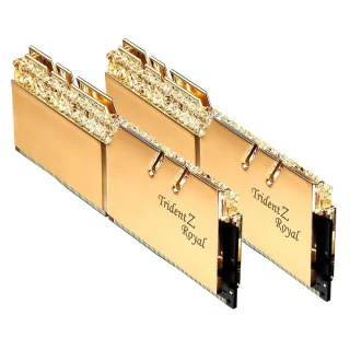 G.Skill Trident Z Royal 16 GB - 2 x 8GB, DDR4 288-pin DIMM, 4000MT/s, CL15, Gold color