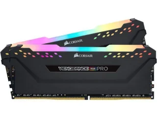 Corsair Vengeance RGB Pro 16 GB - 2 x 8GB, DDR4 288-pin DIMM, 3200MT/s, CL16, Black color