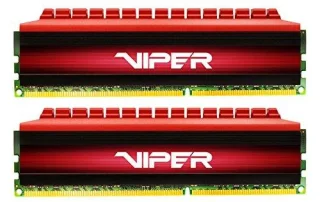 Patriot Viper 4 8 GB - 2 x 4GB, DDR4 288-pin DIMM, 2800MT/s, CL16, Black / Red color