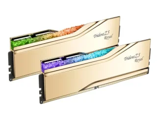 G.Skill Trident Z5 Royal 48 GB - 2 x 24GB, DDR5 288-pin DIMM, 7200MT/s, CL36, Gold color
