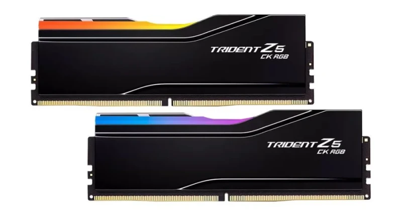 G.Skill Trident Z5 CK RGB 48 GB - 2 x 24GB, DDR5 288-pin DIMM, 8200MT/s, CL40, Black color - Featured Image