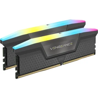 Corsair Vengeance RGB 64 GB - 2 x 32GB, DDR5 288-pin DIMM, 5200MT/s, CL40, Gray color