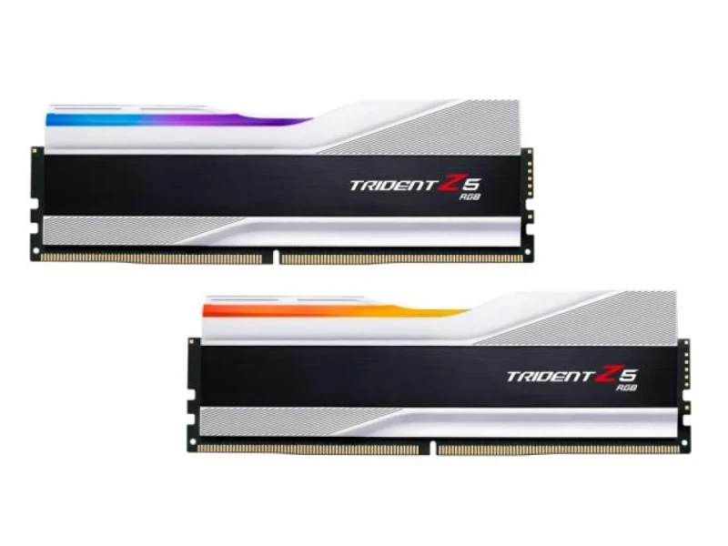 G.Skill Trident Z5 RGB 32 GB - 2 x 16GB, DDR5 288-pin DIMM, 6800MT/s, CL34, Silver / Black color - Featured Image
