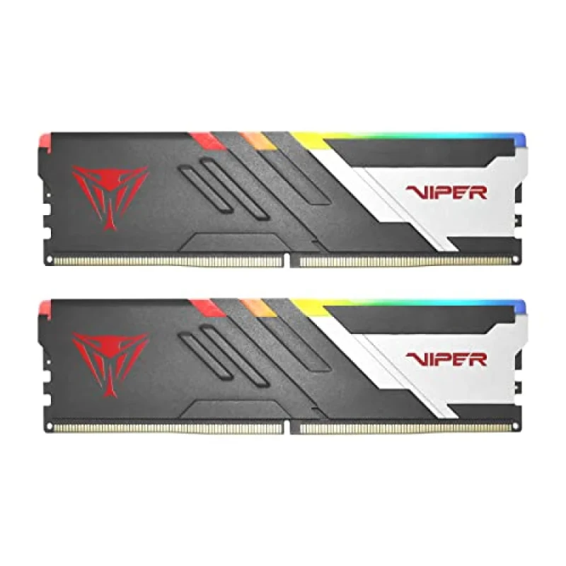 Patriot Viper Venom RGB 64 GB - 2 x 32GB, DDR5 288-pin DIMM, 6000MT/s, CL36, Black / White color - Featured Image