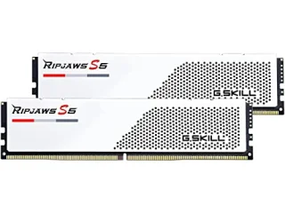 G.Skill Ripjaws S5 64 GB - 2 x 32GB, DDR5 288-pin DIMM, 5600MT/s, CL36, White color