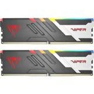 Patriot Viper Venom RGB 32 GB - 2 x 16GB, DDR5 288-pin DIMM, 7200MT/s, CL40, Black / White color