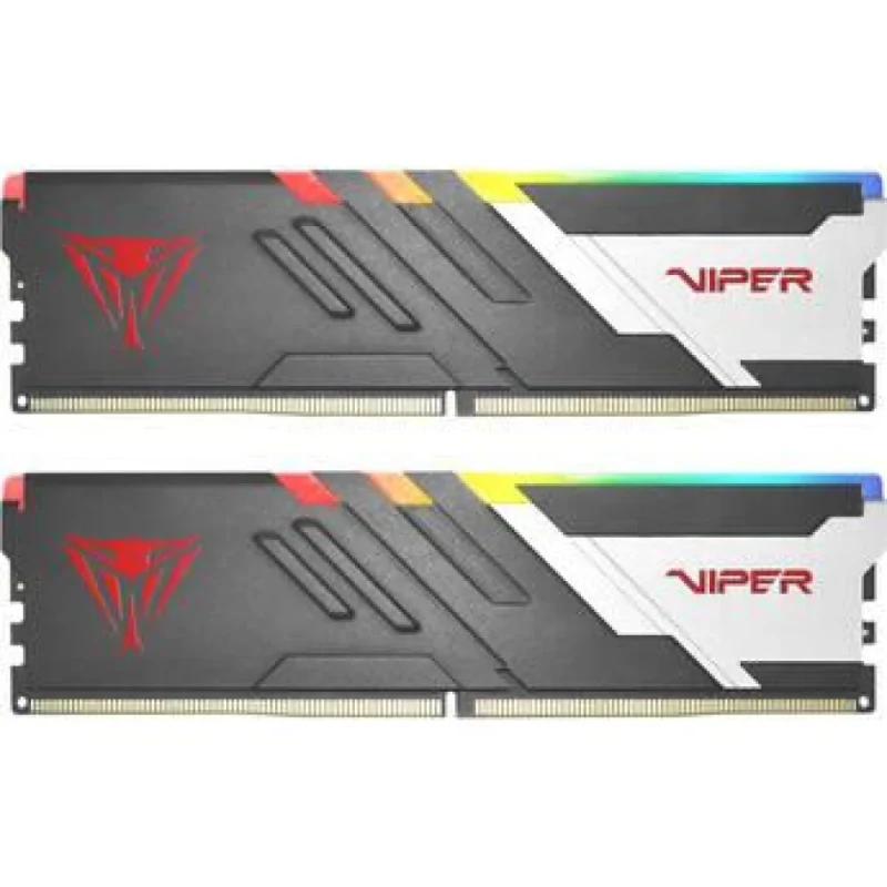 Patriot Viper Venom RGB 64 GB - 2 x 32GB, DDR5 288-pin DIMM, 5600MT/s, CL40, Black / White color - Featured Image
