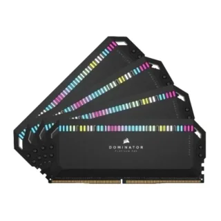 Corsair Dominator Platinum RGB 64 GB - 4 x 16GB, DDR5 288-pin DIMM, 6200MT/s, CL32, Black color