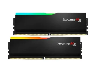 G.Skill Ripjaws M5 RGB 64 GB - 2 x 32GB, DDR5 288-pin DIMM, 5200MT/s, CL40, Black color