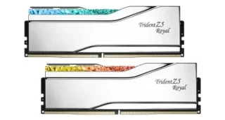 G.Skill Trident Z5 Royal 48 GB - 2 x 24GB, DDR5 288-pin DIMM, 7600MT/s, CL38, Silver color
