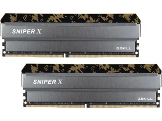 G.Skill Sniper X 32 GB - 2 x 16GB, DDR4 288-pin DIMM, 3200MT/s, CL16, Black / Camo color