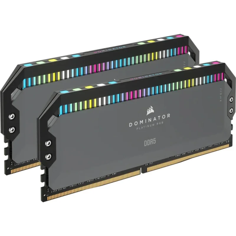 Corsair Dominator Platinum RGB 32 GB - 2 x 16GB, DDR5 288-pin DIMM, 5200MT/s, CL40, Gray / Black color - Featured Image