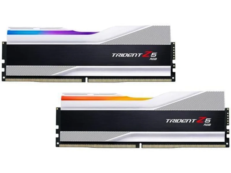 G.Skill Trident Z5 RGB 64 GB - 2 x 32GB, DDR5 288-pin DIMM, 6000MT/s, CL32, White / Black color - Featured Image