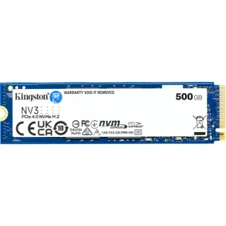 Kingston NV3 - 500 GB SSD, M.2 PCIe 4.0 X4, M.2-2280
