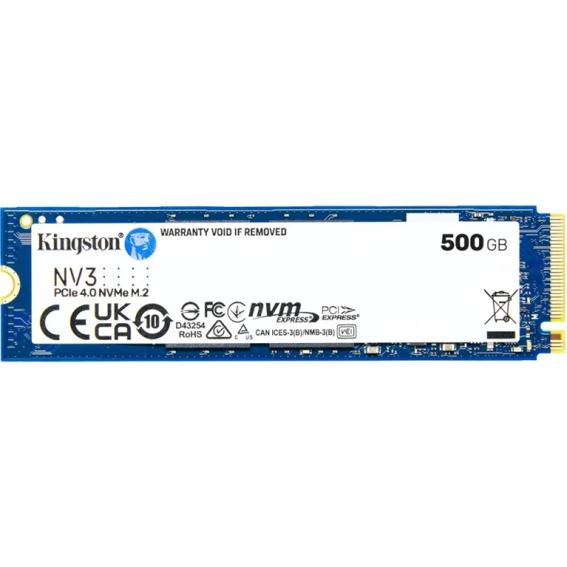 Kingston NV3 - 500 GB SSD, M.2 PCIe 4.0 X4, M.2-2280 - Featured Image