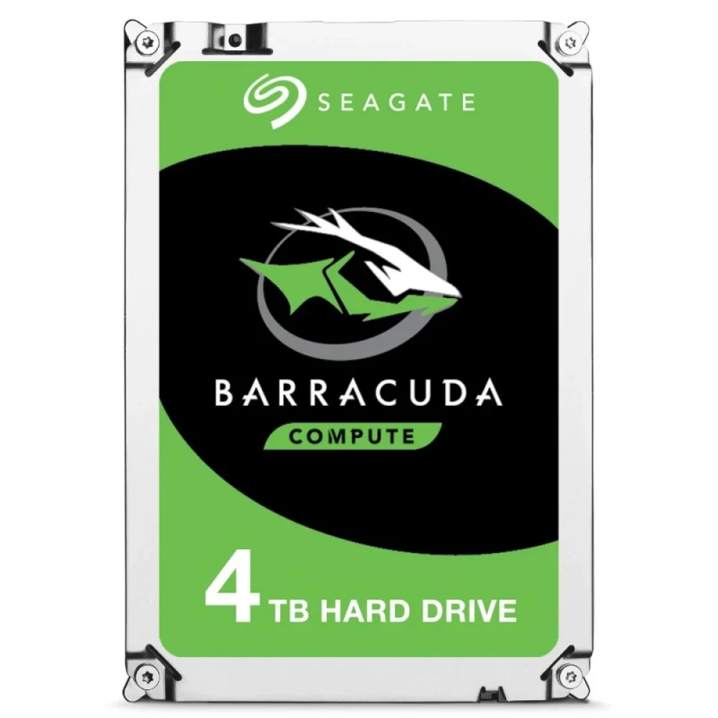 Seagate BarraCuda - 4 TB 5400 RPM, SATA 6.0 Gb/s, 3.5", 256 MB Cache memory - Featured Image