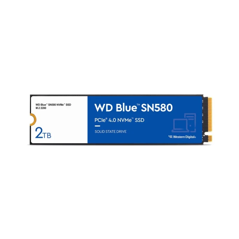 Western Digital Blue SN580 - 2 TB SSD, M.2 PCIe 4.0 X4, M.2-2280 - Featured Image
