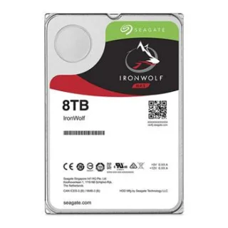 Seagate IronWolf NAS - 8 TB 7200 RPM, SATA 6.0 Gb/s, 3.5", 256 MB Cache memory