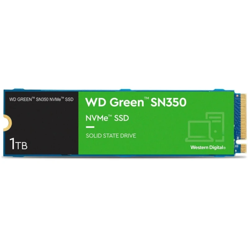 Western Digital Green SN350 - 1 TB SSD, M.2 PCIe 3.0 X4, M.2-2280 - Featured Image