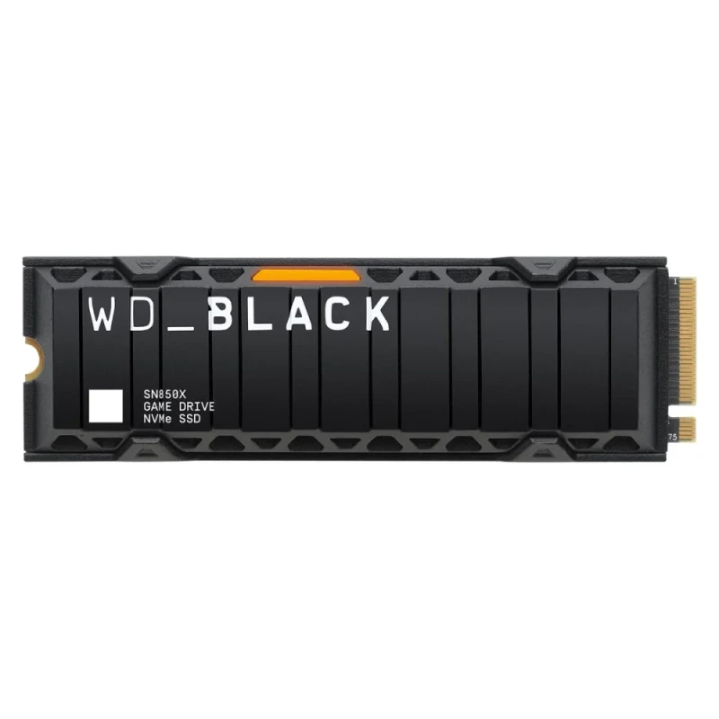 Western Digital WD_Black SN850X w/Heatsink - 2 TB SSD, M.2 PCIe 4.0 X4, M.2-2280, 2048 MB Cache memory - Featured Image