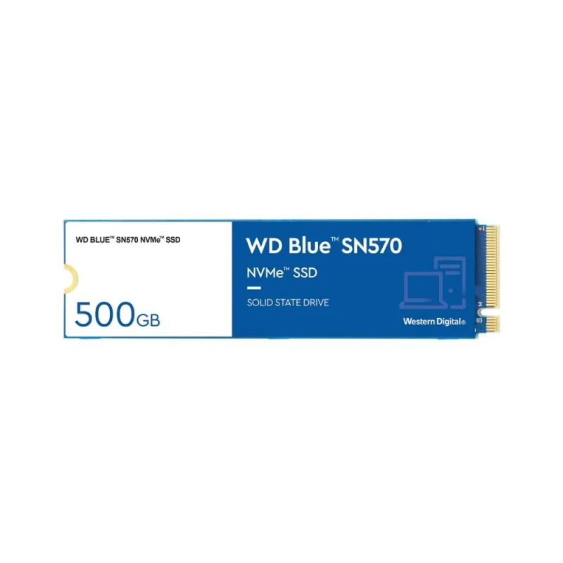 Western Digital Blue SN570 - 500 GB SSD, M.2 PCIe 3.0 X4, M.2-2280 - Featured Image