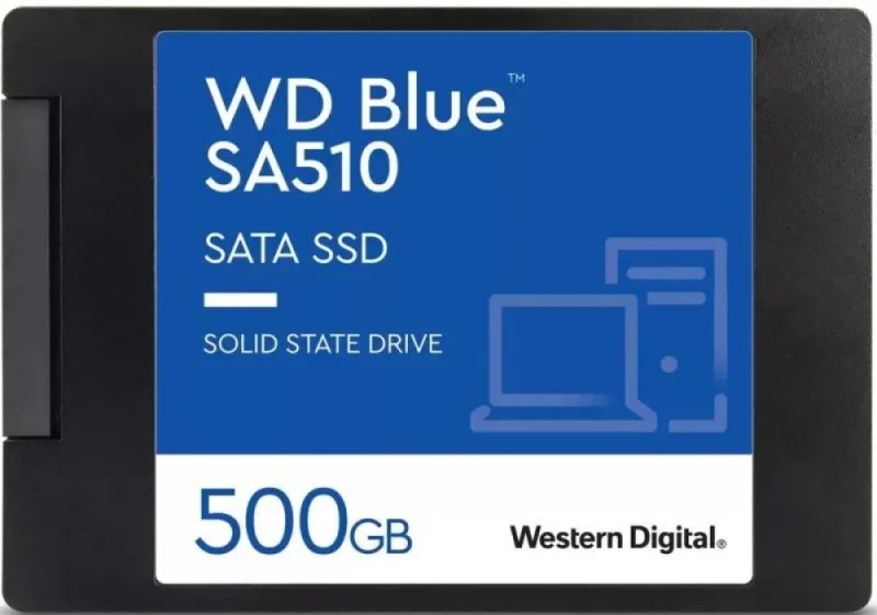 Western Digital Blue SA510 - 500 GB SSD, SATA 6.0 Gb/s, 2.5" - Featured Image