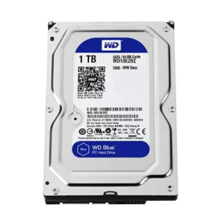 Western Digital Blue - 1 TB 5400 RPM, SATA 6.0 Gb/s, 3.5", 64 MB Cache memory