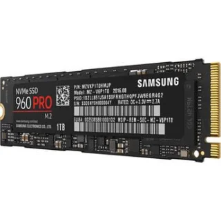 Samsung 960 Pro - 1 TB SSD, M.2 PCIe 3.0 X4, M.2-2280, 1024 MB Cache memory