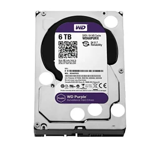 Western Digital Purple - 6 TB 5400 RPM, SATA 6.0 Gb/s, 3.5", 64 MB Cache memory