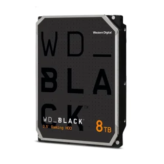 Western Digital WD_BLACK - 8 TB 7200 RPM, SATA 6.0 Gb/s, 3.5", 128 MB Cache memory