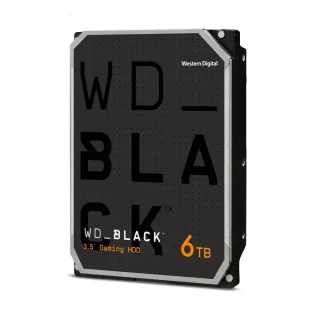 Western Digital WD_BLACK - 6 TB 7200 RPM, SATA 6.0 Gb/s, 3.5", 128 MB Cache memory